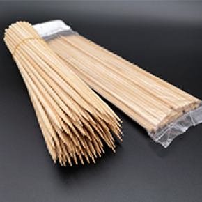 Disposable bamboo BBQ sticks 